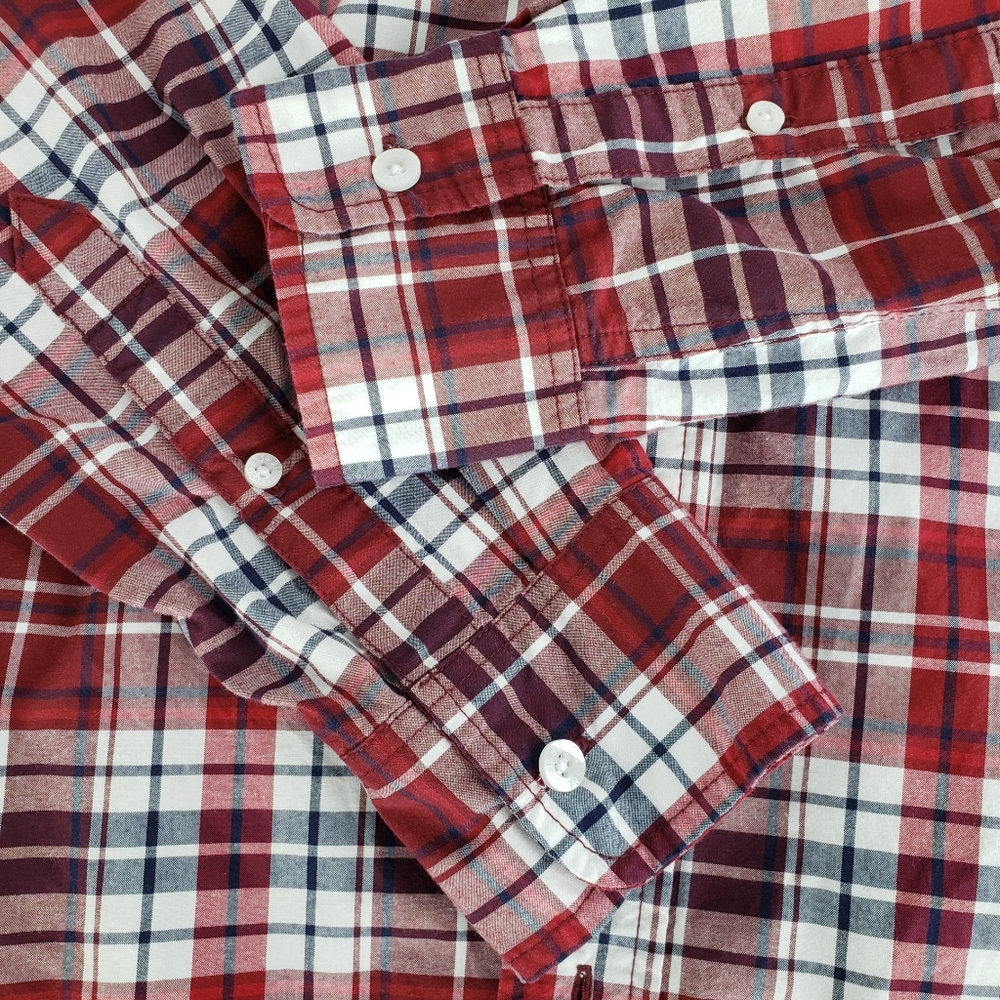 Disney Parks Plaid Button Down Dress Shirt - Picture 5 of 7
